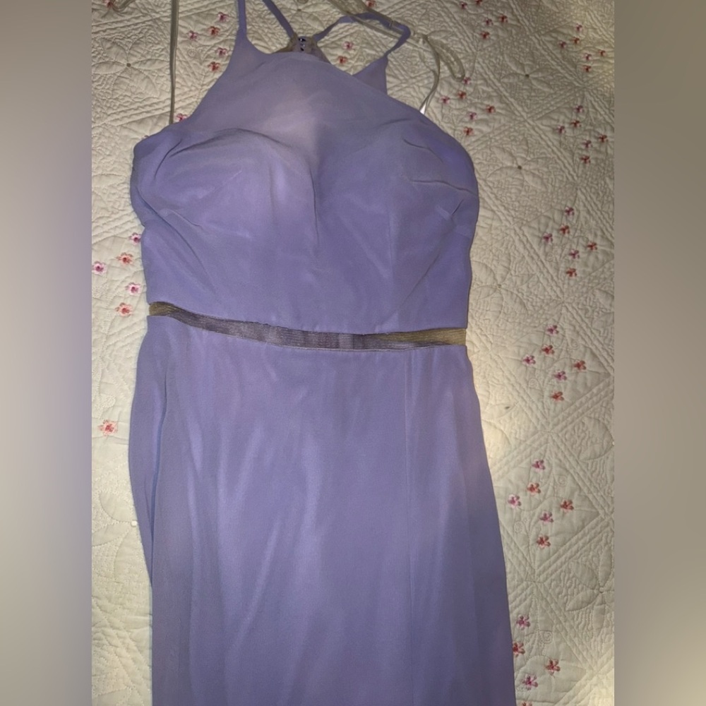 Elegant Lavender Evening Gown